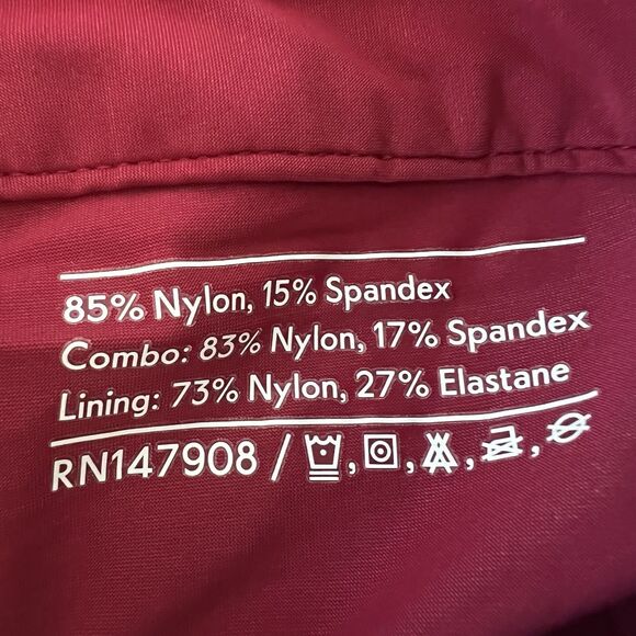 Outdoor Voices Skort Womens Medium Burgundy Activewear Golf Tennis Athleisure - Picture 5 of 7